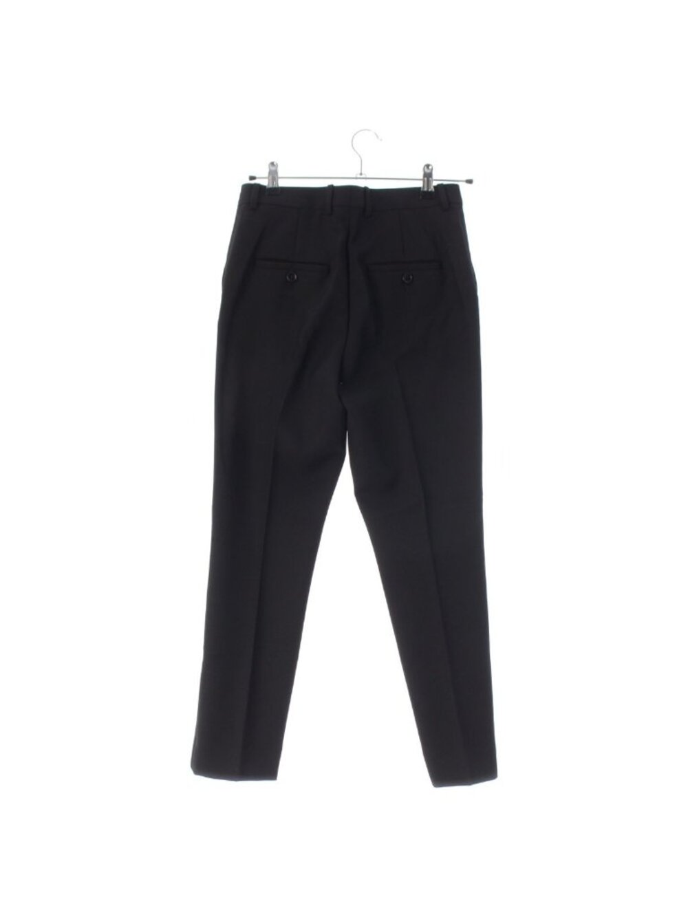 Celine Wool Side Line Trousers Long Pants Black 36 - Picture 2 of 10